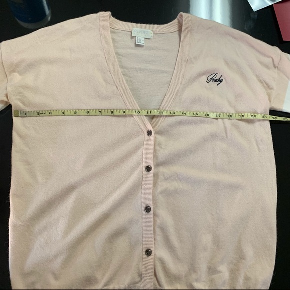 Forever 21 “peachy” long sleeve button down sweater - Picture 8 of 12